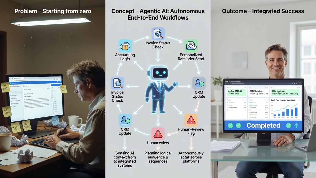Agentic AI: From Answers to Completed Work