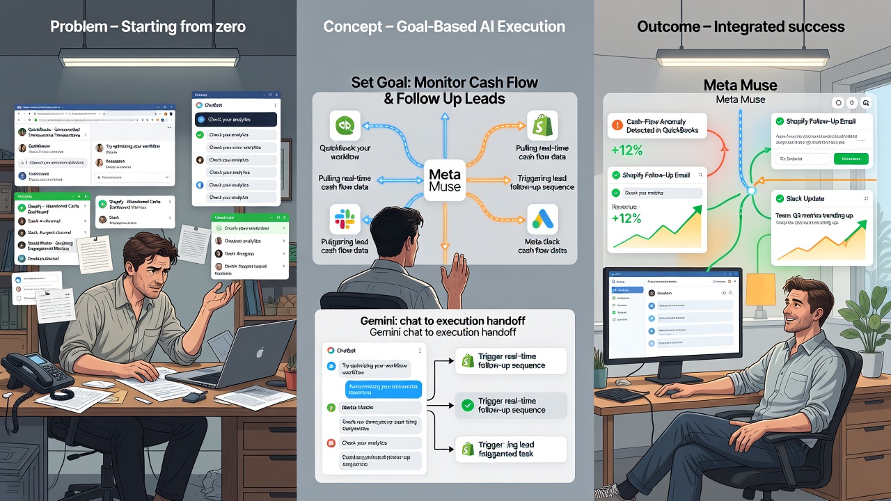 AI Agents for Everyday SMB Work: Meta Muse, Gemini, and Getting Started